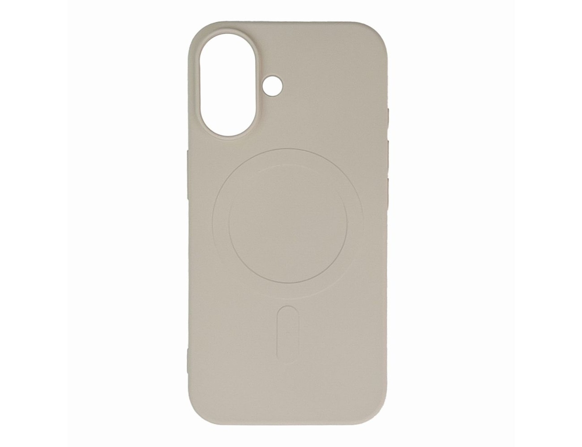 Liquid Silicone Case MagSafe for Samsung Galaxy S25 - Beige