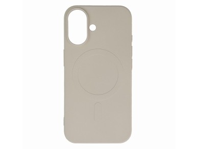 Liquid Silicone Case MagSafe for Samsung Galaxy S25 - Beige Liquid Silicone Case MagSafe for Samsung Galaxy S25 - Beige