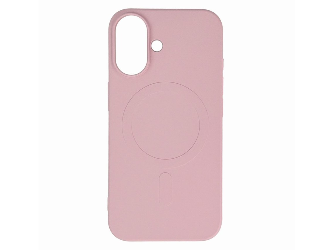 Capa de silicone l�quido MagSafe para Samsung Galaxy S25 - Rosa