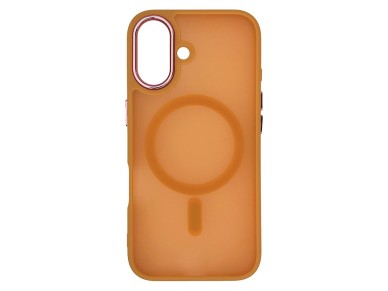 Funda Wozinsky Fashion Case MagSafe para Samsung Galaxy S25 - naranja Funda Wozinsky Fashion Case MagSafe para Samsung Galaxy S25 - naranja