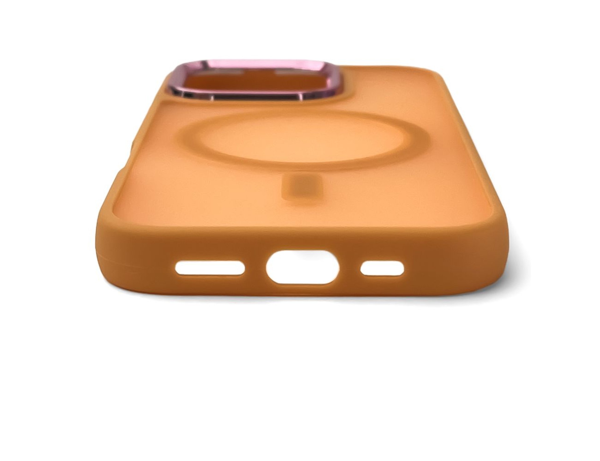 Funda Wozinsky Fashion Case MagSafe para Samsung Galaxy S25 - naranja
