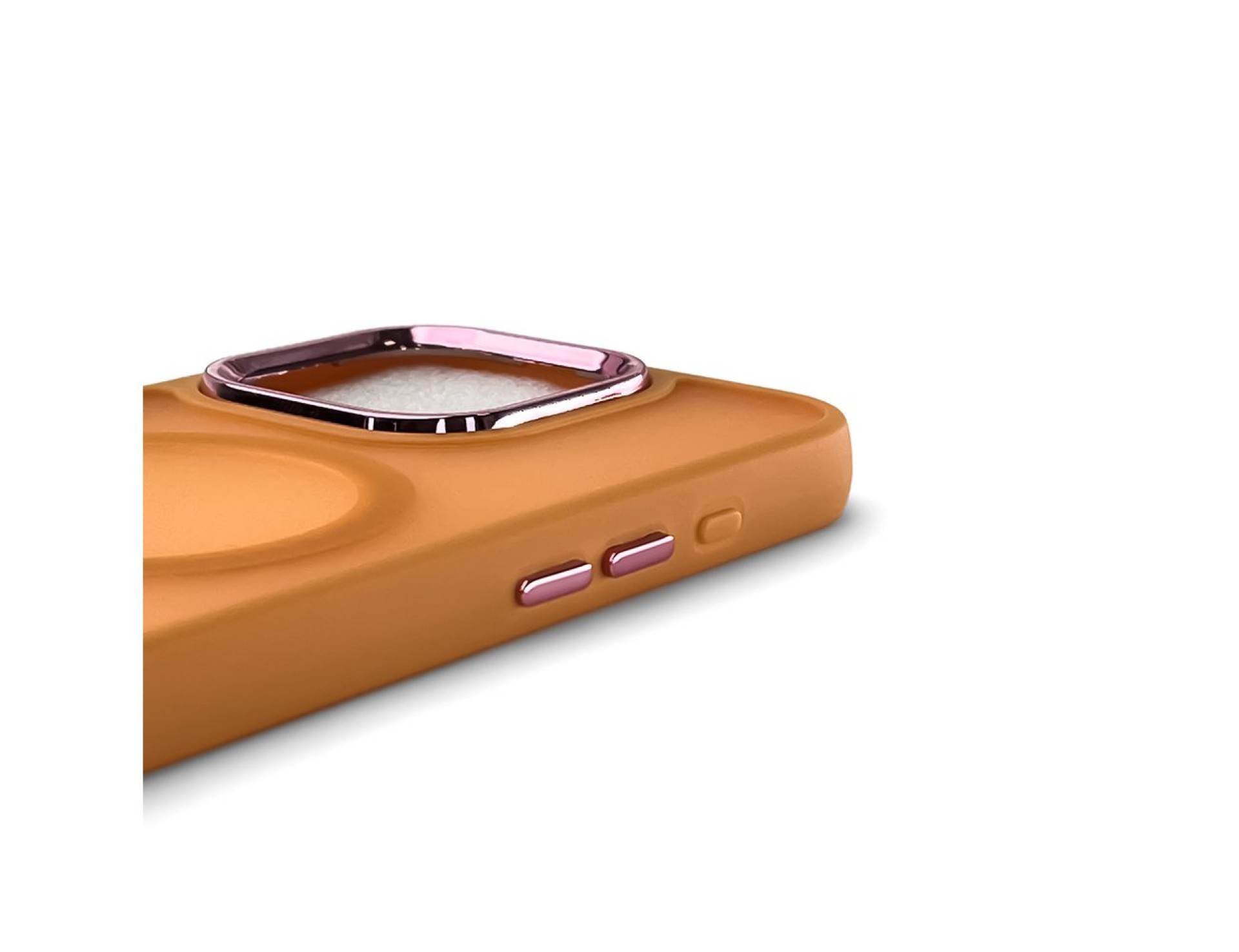 Funda Wozinsky Fashion Case MagSafe para Samsung Galaxy S25 - naranja