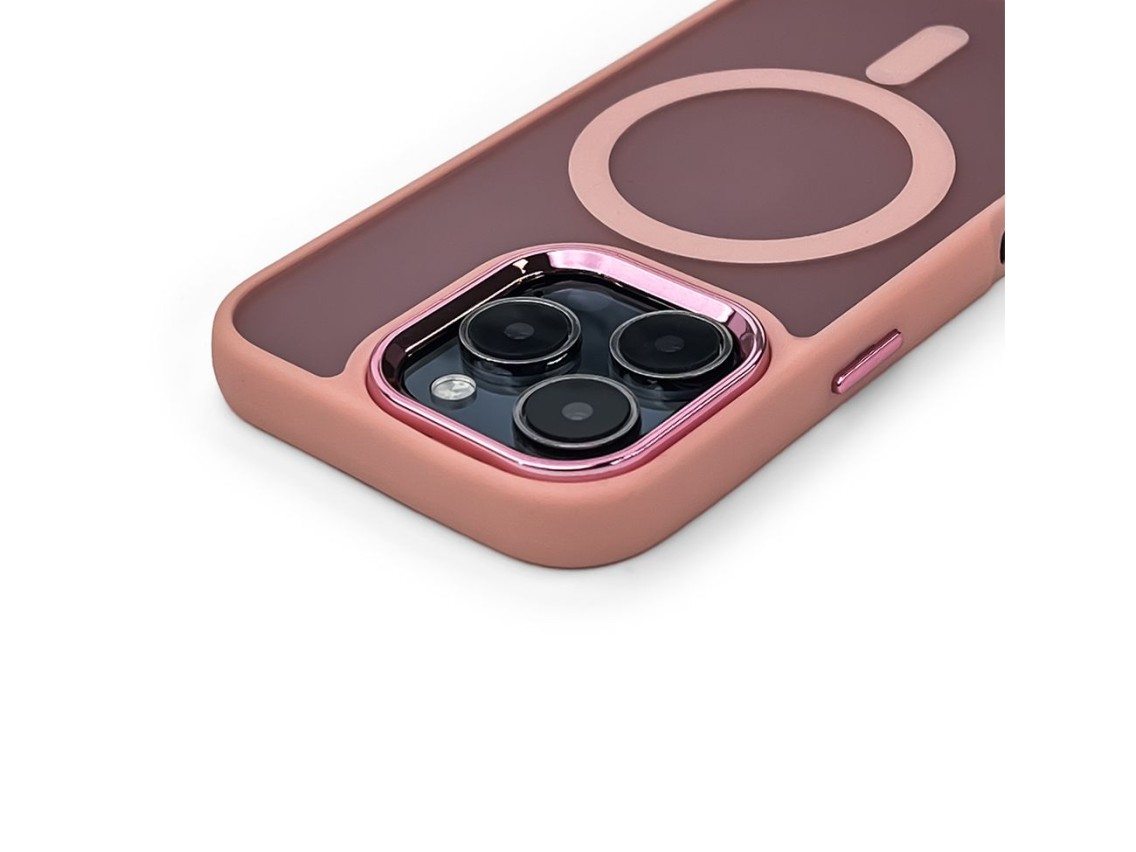 Wozinsky Fashion Case MagSafe for Samsung Galaxy S25 - Pink