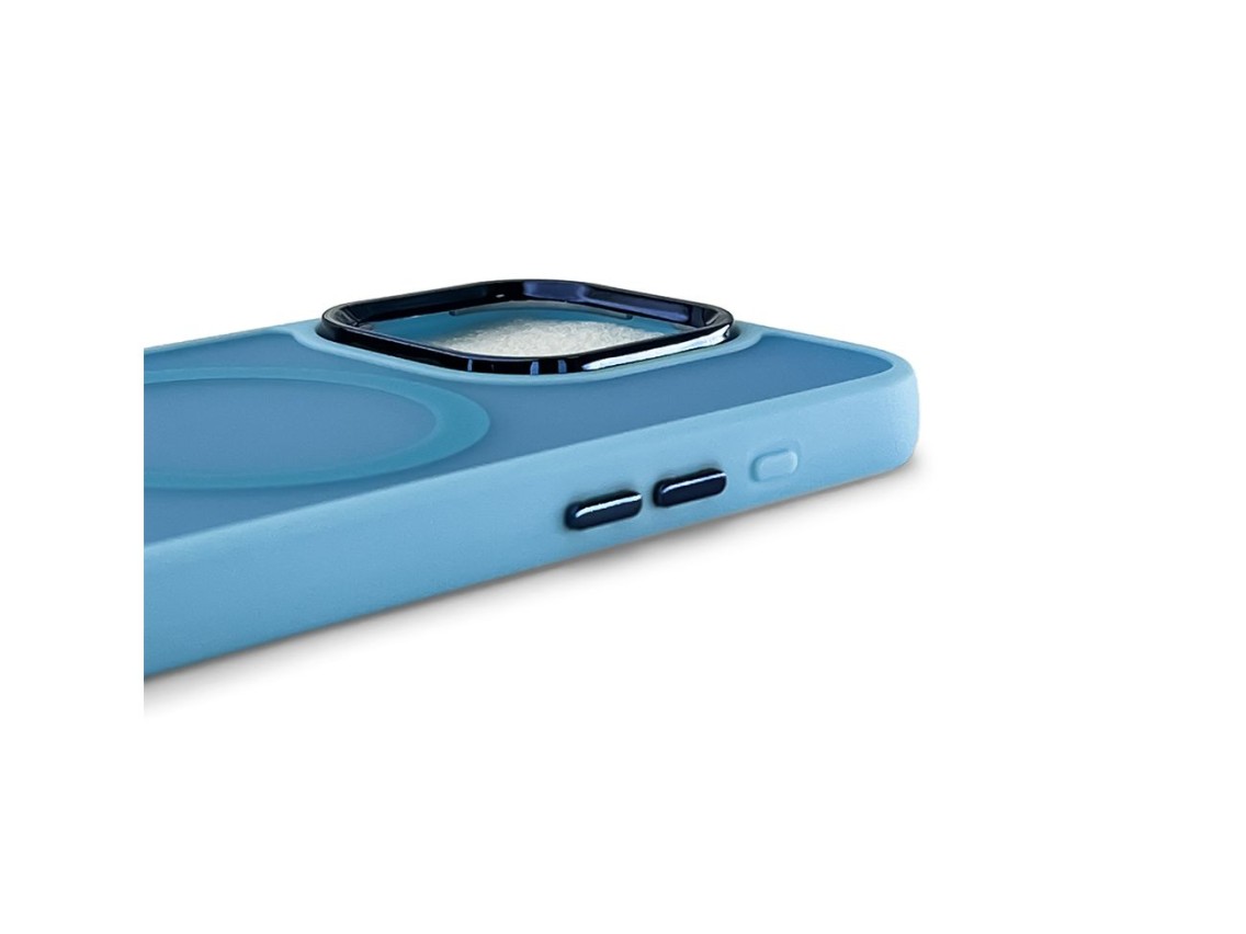 Capa Wozinsky Fashion MagSafe para Samsung Galaxy S25 - Azul