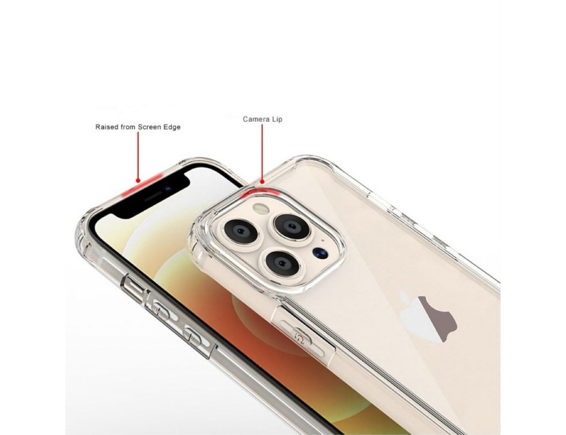 Capa transparente Wozinsky com cantos arredondados para Samsung Galaxy S25+