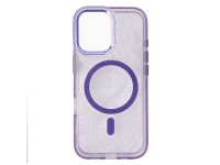 Funda Wozinsky Glitter con Mag Safe para Samsung Galaxy S25 - Morado con purpurina Funda Wozinsky Glitter con Mag Safe para Samsung Galaxy S25 - Morado con purpurina