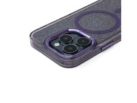 Funda Wozinsky Glitter con Mag Safe para Samsung Galaxy S25 - Morado con purpurina Funda Wozinsky Glitter con Mag Safe para Samsung Galaxy S25 - Morado con purpurina