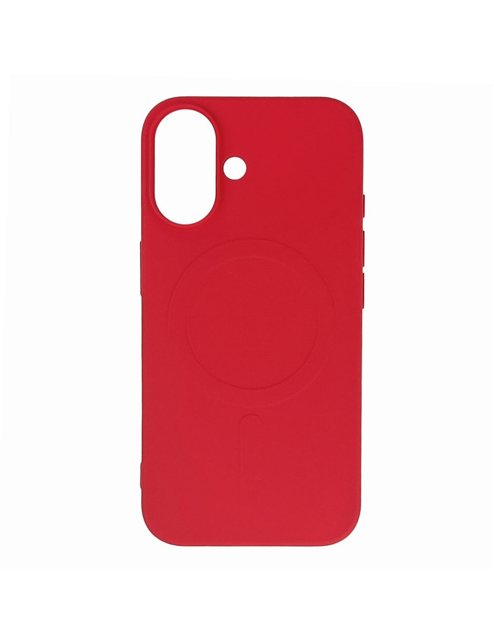 Liquid Silicone Case MagSafe for Samsung Galaxy S25 - Red