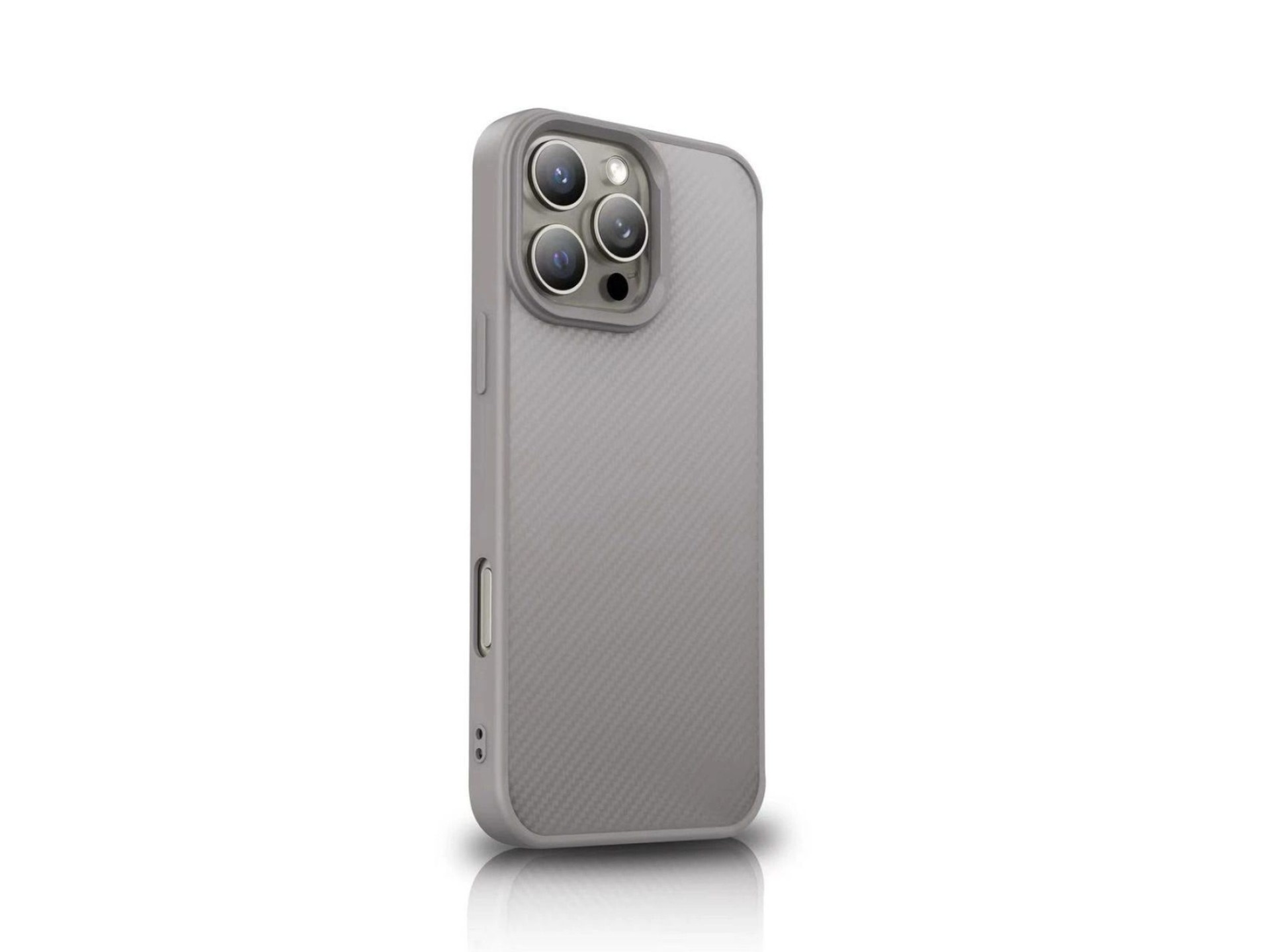 Capa Wozinsky em fibra de carbono com MagSafe para Samsung Galaxy S25+ - Cinza
