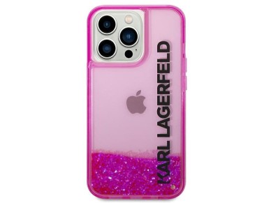 Funda alargada Karl Lagerfeld Liquid Glitter para iPhone 14 Pro - Rosa Funda alargada Karl Lagerfeld Liquid Glitter para iPhone 14 Pro - Rosa