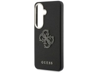 Capa Guess com textura granulada e logotipo grande 4G em metal para Samsung Galaxy S26+ - preta Capa Guess com textura granulada e logotipo grande 4G em metal para Samsung Galaxy S26+ - preta