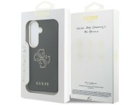 Capa Guess com textura granulada e logotipo grande 4G em metal para Samsung Galaxy S26+ - preta Capa Guess com textura granulada e logotipo grande 4G em metal para Samsung Galaxy S26+ - preta