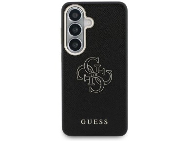 Guess Grained Big 4G Metal Logo case for Samsung Galaxy S26+ - black Guess Grained Big 4G Metal Logo case for Samsung Galaxy S26+ - black