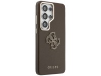 Capa Guess Granulada com Logo Grande 4G em Metal para Samsung Galaxy S26 Ultra - Marrom Capa Guess Granulada com Logo Grande 4G em Metal para Samsung Galaxy S26 Ultra - Marrom