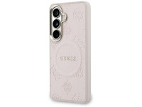 Capa Guess Saffiano Peony com Anel em Relevo e MagSafe para Samsung Galaxy S26 - Rosa Capa Guess Saffiano Peony com Anel em Relevo e MagSafe para Samsung Galaxy S26 - Rosa