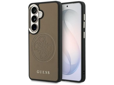 Guess Perforated Logo MagSafe Case for Samsung Galaxy S26 - Brown Guess Perforated Logo MagSafe Case for Samsung Galaxy S26 - Brown