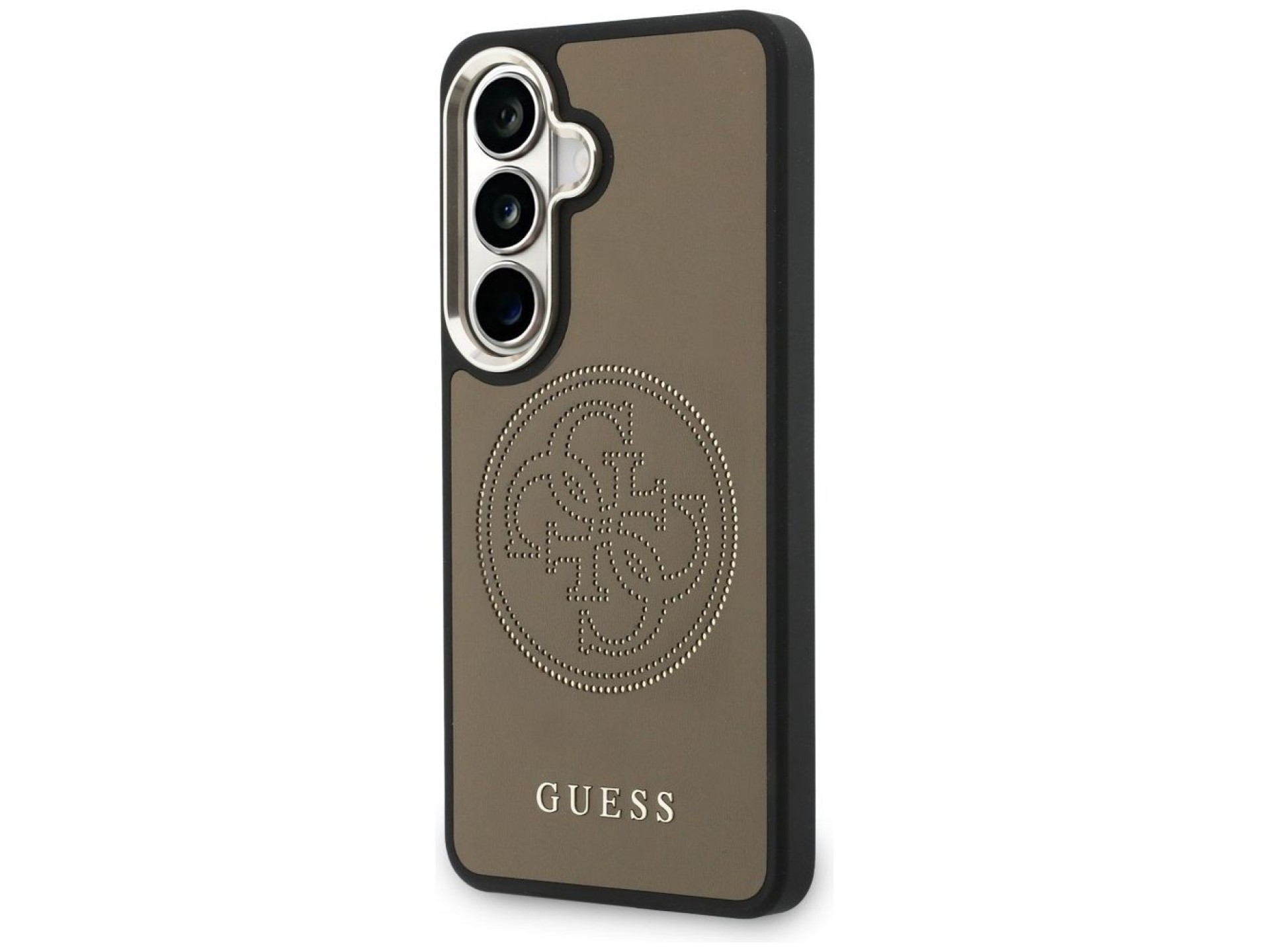 Guess Perforated Logo MagSafe Case for Samsung Galaxy S26 - Brown
