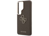 Capa Guess Granulada com Logo Grande 4G em Metal para Samsung Galaxy S26 Ultra - Marrom Capa Guess Granulada com Logo Grande 4G em Metal para Samsung Galaxy S26 Ultra - Marrom
