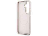 Guess Saffiano Peony Embossed Ring MagSafe Case for Samsung Galaxy S26+ - Pink Guess Saffiano Peony Embossed Ring MagSafe Case for Samsung Galaxy S26+ - Pink