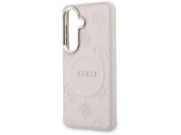 Guess Saffiano Peony Embossed Ring MagSafe Case for Samsung Galaxy S26+ - Pink Guess Saffiano Peony Embossed Ring MagSafe Case for Samsung Galaxy S26+ - Pink