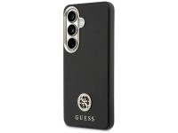 Capa MagSafe com logo redondo cravejado de strass da Guess para Samsung Galaxy S26+ - Preta Capa MagSafe com logo redondo cravejado de strass da Guess para Samsung Galaxy S26+ - Preta