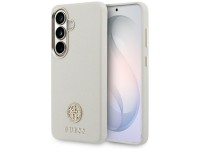 Capa MagSafe Guess com logo redondo em strass para Samsung Galaxy S26 - Bege Capa MagSafe Guess com logo redondo em strass para Samsung Galaxy S26 - Bege