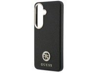Capa MagSafe com logo redondo cravejado de strass da Guess para Samsung Galaxy S26+ - Preta Capa MagSafe com logo redondo cravejado de strass da Guess para Samsung Galaxy S26+ - Preta