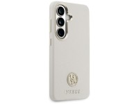 Capa MagSafe Guess com logo redondo em strass para Samsung Galaxy S26 - Bege Capa MagSafe Guess com logo redondo em strass para Samsung Galaxy S26 - Bege