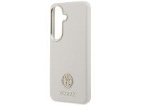 Capa MagSafe Guess com logo redondo em strass para Samsung Galaxy S26 - Bege Capa MagSafe Guess com logo redondo em strass para Samsung Galaxy S26 - Bege