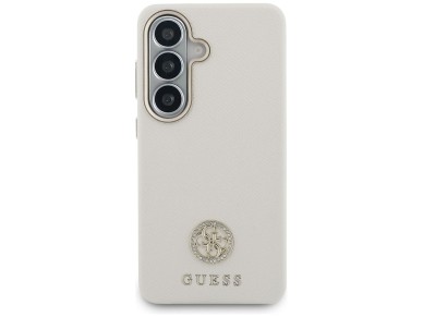 Guess Rhinestone Round Logo MagSafe Case for Samsung Galaxy S26 - Beige Guess Rhinestone Round Logo MagSafe Case for Samsung Galaxy S26 - Beige