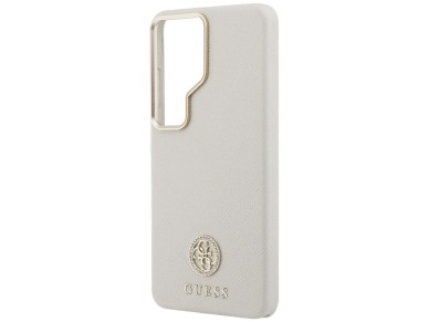 Guess Rhinestone Round Logo MagSafe Case for Samsung Galaxy S26 Ultra - Beige Guess Rhinestone Round Logo MagSafe Case for Samsung Galaxy S26 Ultra - Beige