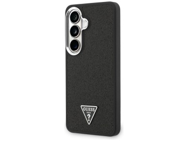 Guess Fixed Glitter Triangle MagSafe case for Samsung Galaxy S26+ - black Guess Fixed Glitter Triangle MagSafe case for Samsung Galaxy S26+ - black
