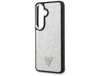 Funda Guess Fixed Glitter Triangle MagSafe para Samsung Galaxy S26+ - plateada Funda Guess Fixed Glitter Triangle MagSafe para Samsung Galaxy S26+ - plateada