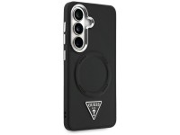 Guess Embossed Ring Triangle Logo MagSafe case for Samsung Galaxy S26 - black Guess Embossed Ring Triangle Logo MagSafe case for Samsung Galaxy S26 - black