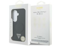 Guess Embossed Ring Triangle Logo MagSafe case for Samsung Galaxy S26 - black Guess Embossed Ring Triangle Logo MagSafe case for Samsung Galaxy S26 - black