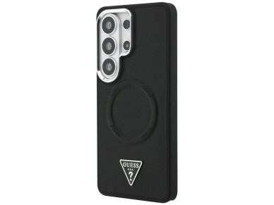 Guess Embossed Ring Triangle Logo MagSafe Case for Samsung Galaxy S26 Ultra - Black Guess Embossed Ring Triangle Logo MagSafe Case for Samsung Galaxy S26 Ultra - Black
