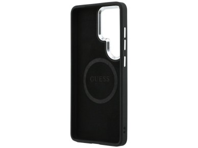 Guess Embossed Ring Triangle Logo MagSafe Case for Samsung Galaxy S26 Ultra - Black Guess Embossed Ring Triangle Logo MagSafe Case for Samsung Galaxy S26 Ultra - Black
