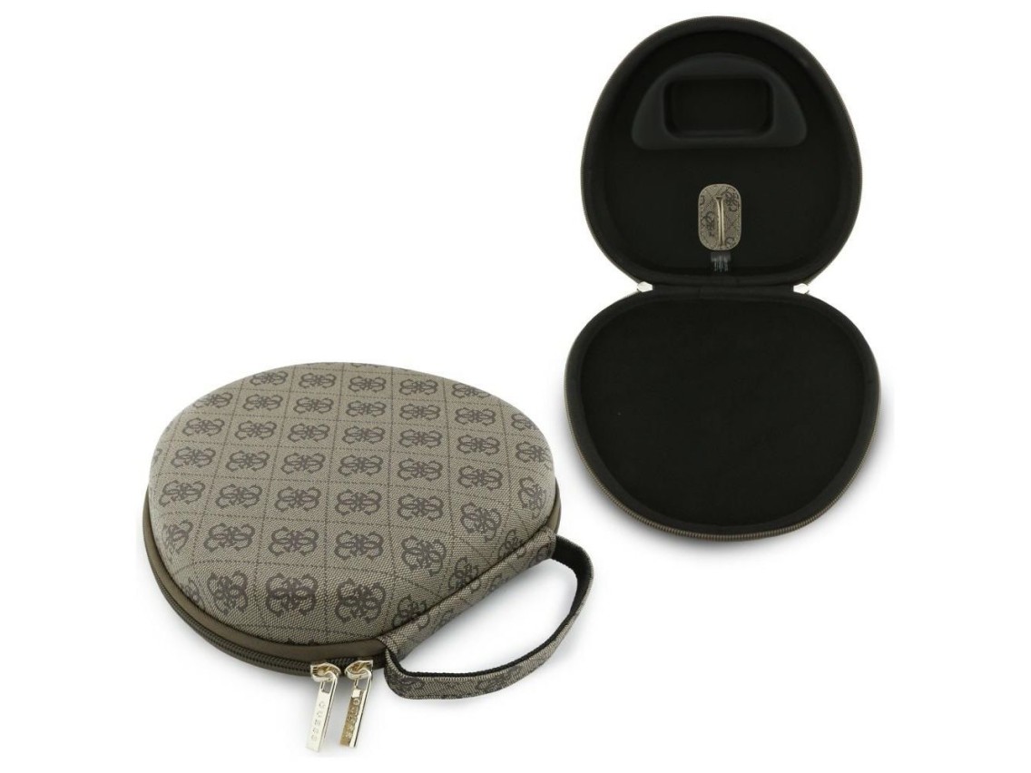 Estuche para auriculares Guess Carry Box - marrón