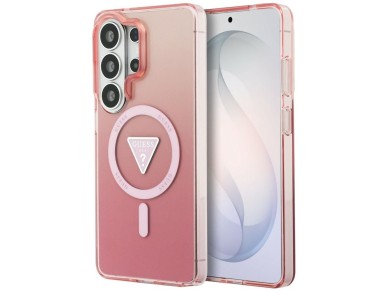Guess IML Gradient Triangle MagSafe Case for Samsung Galaxy S26 Ultra - Pink Guess IML Gradient Triangle MagSafe Case for Samsung Galaxy S26 Ultra - Pink