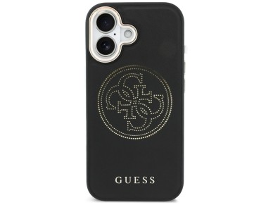 Guess Perforated 4G MagSafe case for iPhone 17 - black Guess Perforated 4G MagSafe case for iPhone 17 - black