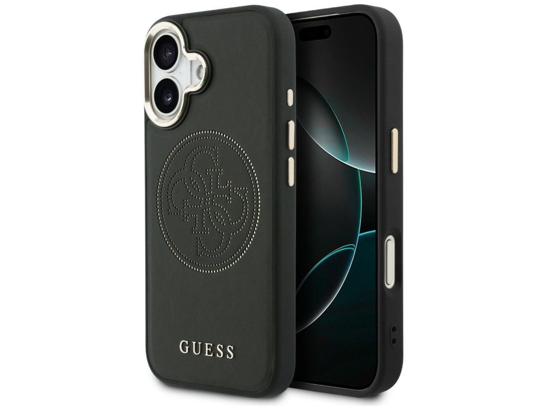 Capa Guess Perfurada 4G MagSafe para iPhone 17 - preta