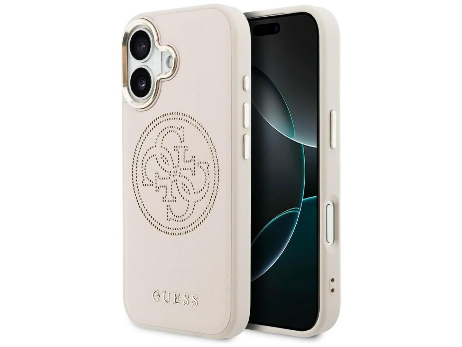 Guess Perforated 4G MagSafe Case for iPhone 17 - Pink