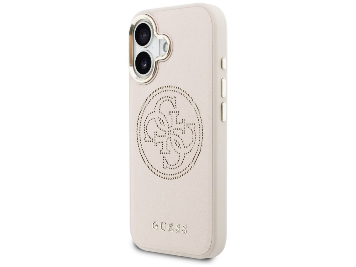 Guess Perforated 4G MagSafe Case for iPhone 17 - Pink