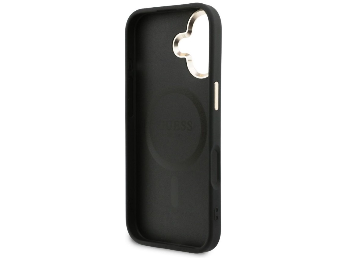 Capa Guess Perfurada 4G MagSafe para iPhone 17 - preta