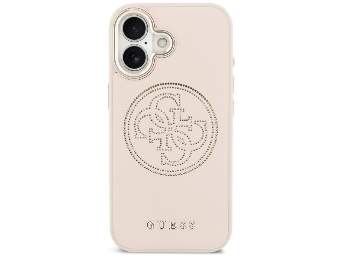 Guess Perforated 4G MagSafe Case for iPhone 17 - Pink