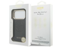 Guess Perforated 4G MagSafe case for iPhone 17 Pro Max - black Guess Perforated 4G MagSafe case for iPhone 17 Pro Max - black