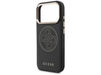 Guess Perforated 4G MagSafe case for iPhone 17 Pro Max - black Guess Perforated 4G MagSafe case for iPhone 17 Pro Max - black