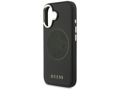 Guess Perforated 4G MagSafe case for iPhone 17 - black Guess Perforated 4G MagSafe case for iPhone 17 - black