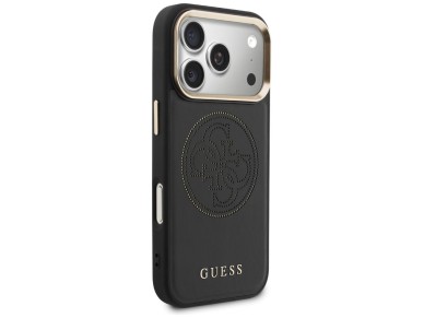 Guess Perforated 4G MagSafe case for iPhone 17 Pro Max - black Guess Perforated 4G MagSafe case for iPhone 17 Pro Max - black