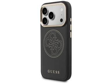 Guess Perforated 4G MagSafe case for iPhone 17 Pro Max - black Guess Perforated 4G MagSafe case for iPhone 17 Pro Max - black